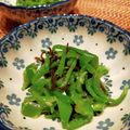 プルプルプルメリア's cooksnap of when they made レンジで2分♪ピーマンの塩昆布ナムル.