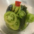 ★☆barbie★☆'s cooksnap of when they made 超カンタン☆青トマトのピクルス.