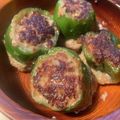 hanaの備忘録's cooksnap of when they made 輪切りピーマンの肉詰め 照り焼き味.