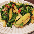 はらぺこぶーさん's cooksnap of when they made じゃが芋とほうれん草のベーコン炒め.