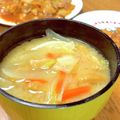 クック1ON4TU☆'s cooksnap of when they made 白菜と玉ねぎの味噌汁♪.