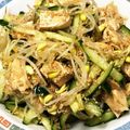 やえまりも's cooksnap of when they made 鳥胸肉ともやしときゅうりの甘辛.