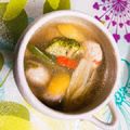 Ckp_echu⭐'s cooksnap of when they made 白菜と鶏つくねの食べるスープ☆.