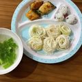 まめ郎's cooksnap of when they made 簡単！子供が食べやすい＊くるくる素麺.