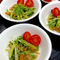 ルぴあ's cooksnap of when they made 水菜と鶏皮の中華サラダ！.