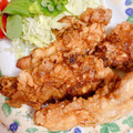 もも☆ピピ's cooksnap of when they made 鶏むね肉でサクッと簡単☆とり天☆.