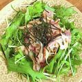 やなぎだまこ's cooksnap of when they made カリカリベーコンと水菜のサラダ☆.