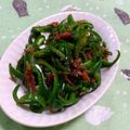赤い電話's cooksnap of when they made ご飯のお供★うめ～ぇピーマン★.