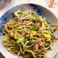 クックQT23CK☆'s cooksnap of when they made 簡単！豚こまもやし豆苗と卵の中華炒め.