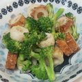 ももだんご☆'s cooksnap of when they made ブロッコリー＆ちくわの胡麻和え.