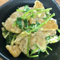 ムーヒツジ's cooksnap of when they made 簡単。豆苗と油揚げの卵とじ.