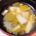 mi0625ura's cooksnap of when they made 飲み過ぎ注意！ ベーコンとカブのスープ.