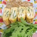 へい♡ゆー♡'s cooksnap of when they made 春菊の卵焼き.