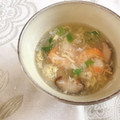 yesmama's cooksnap of when they made 海老ともやしの卵スープ.