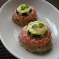 ルクルーゼ☆'s cooksnap of when they made *ミニハンバーグ★ズッキーニトマト焼き*.