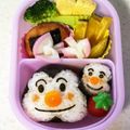 サイチョン's cooksnap of when they made キャラ弁☆おむすびまん&こむすびまん.