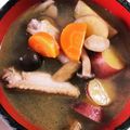 ぷくぷく灰猫's cooksnap of when they made 鶏手羽元と野菜の☆秋のあっさりスープ.
