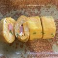 あみことまろ's cooksnap of when they made お弁当おつまみに☆カニカマチーズ卵焼き♪.