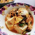 かわゆう1211's cooksnap of when they made ほうれん草と豆腐のキムチ卵とじ.