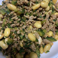 67luna's cooksnap of when they made 色々使える ゴーヤと挽肉のそぼろ.