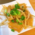 mmmugi's cooksnap of when they made メンマともやしのピリ辛炒め。.