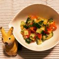 emola's cooksnap of when they made トマトとキュウリのエスニック風サラダ！.