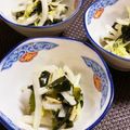 ☆あいちゃん's cooksnap of when they made 白菜・ワカメ・生姜のさっぱり酢の物♪.