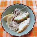 ﾁｲﾁｬﾝﾏﾏ's cooksnap of when they made 筍と豚と豆腐天(がんも､魚河岸揚)の煮物.