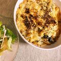 mack♪♪♪'s cooksnap of when they made アサリ(海老)＆ほうれん草のグラタン♪.