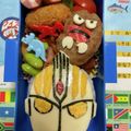 クックWOCQQO☆'s cooksnap of when they made ウルトラマン★オーブ★キャラ弁.