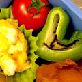 ぽこチャン's cooksnap of when they made お弁当の隙間に簡単レンジでチーズピーマン.