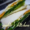yukiはぴ's cooksnap of when they made 我が家の朝ごはん・トーストサンド.