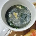 tamago大好き's cooksnap of when they made 超簡単♪春雨とワカメのスープ.