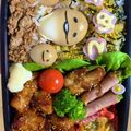 カロリーモンスター's cooksnap of when they made ゆで卵で簡単★なめこ栽培キット　キャラ弁.