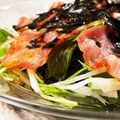 E吉☆'s cooksnap of when they made カリカリベーコンと水菜のサラダ☆.