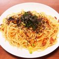 おすぎやん's cooksnap of when they made 絶品*塩辛のバター麺つゆパスタ.