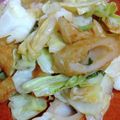 xyzクック's cooksnap of when they made キャベツとちくわの和風炒め.