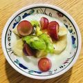 ボブナナ's cooksnap of when they made キウイ＆ぶどうのヨーグルト.