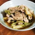 低カロ探検隊's cooksnap of when they made レンジで簡単！豚肉と青梗菜のピリ辛蒸し.