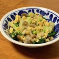 まなポコ's cooksnap of when they made 卵としめじのサラダ.