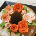 あっ君ママ♪'s cooksnap of when they made 抹茶と小豆(白あん入り)のシフォンケーキ.