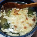 イロピリン's cooksnap of when they made 超簡単★ネギスープのチーズ焼き.
