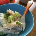 Sac’HiNa's cooksnap of when they made サラダチキンで簡単！鶏がゆ.