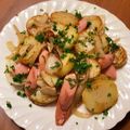 ピプチ's cooksnap of when they made 簡単♪魚肉ソーセージでジャーマンポテト風.