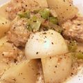 すーころん's cooksnap of when they made かぶと肉団子のミルク煮.
