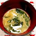 クックみゅーみゅー's cooksnap of when they made ラディッシュの葉の味噌汁.