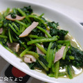 ちょこ☆ちょこ's cooksnap of when they made ほうれん草＆ハムのにんにく炒め.