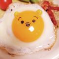 hitomi♪＊'s cooksnap of when they made 目玉焼きデコ。ツムツムプーさん.