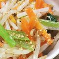 そらてんママ's cooksnap of when they made もやしとにんじんのナムル.