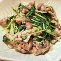 ひこモチ's cooksnap of when they made 豚肉と水菜の中華炒め.